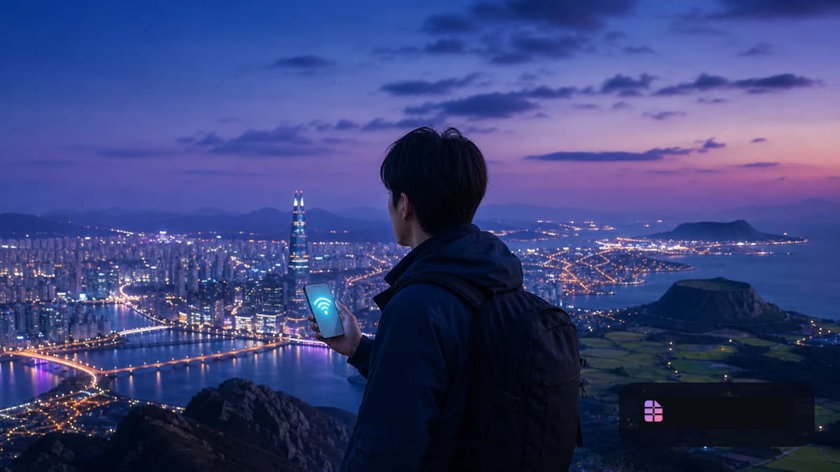 Güney Kore eSIM 2026: Seul, Busan, Jeju ve mobil internet rehberi